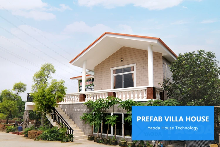 Low Price Prefabricated Light Steel Villa House India For Sale Foam
