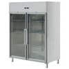 European Type Commercial Kitchen Glass Doors Fresh Fruit Vegetable Chiller Counter / Display Chiller