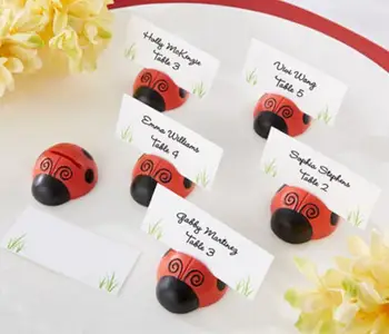 Cute As A Bug Ladybug Place Card Photo Holder Baby Shower Party