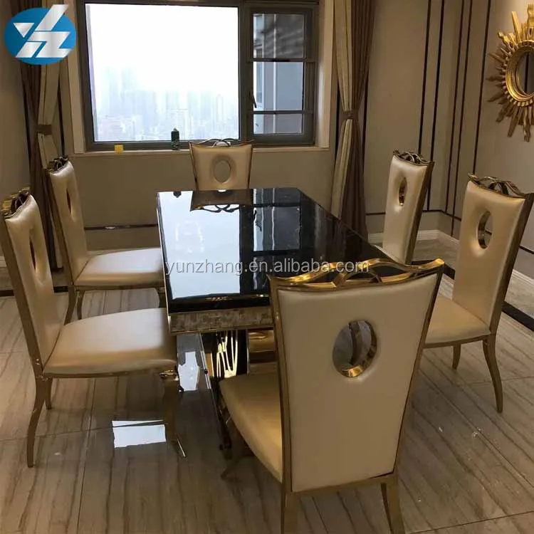 
European Classical Royal Marble Dining Table 