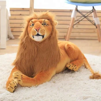big stuffed lion toy