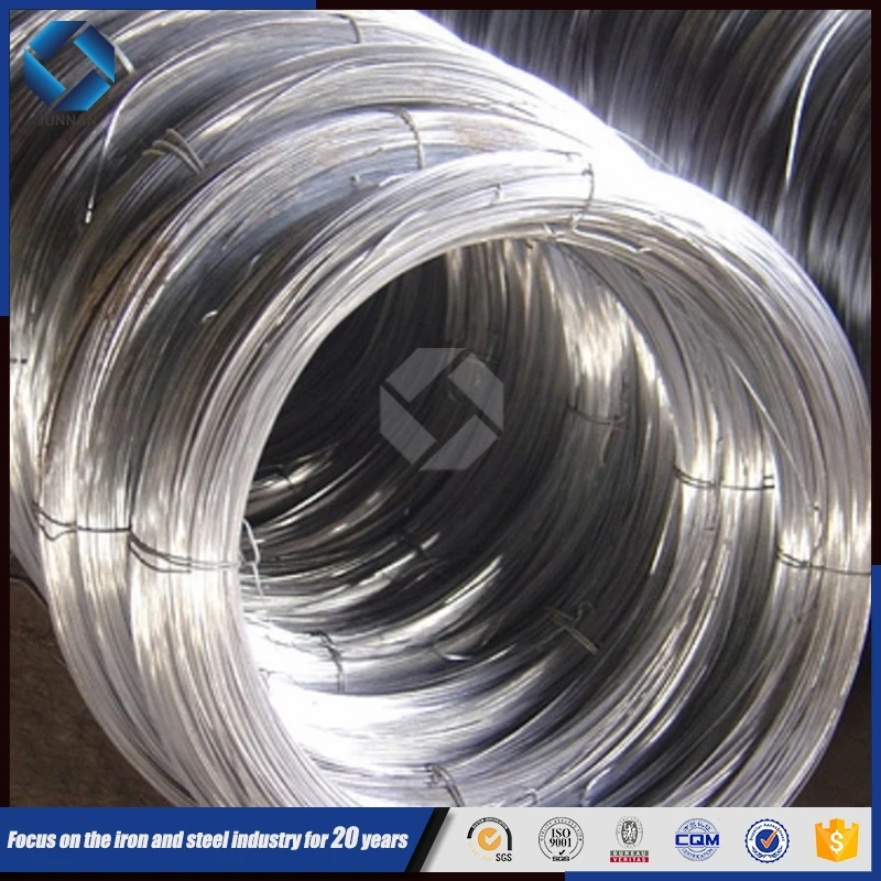 高品质中国河北金属围栏镀锌钢丝/ GI绑定线材钢丝杆