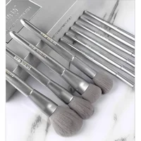 

Amazon New Travel Makeup Brushes High Quality Makeup Brush Set Silver