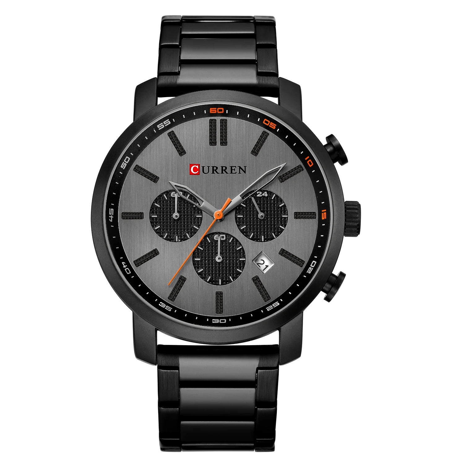 

New CURREN 8315 Luxury Brand Watches Men's Quartz Clock Leather Strap Waterproof Date Wristwatch Reloj, As picture