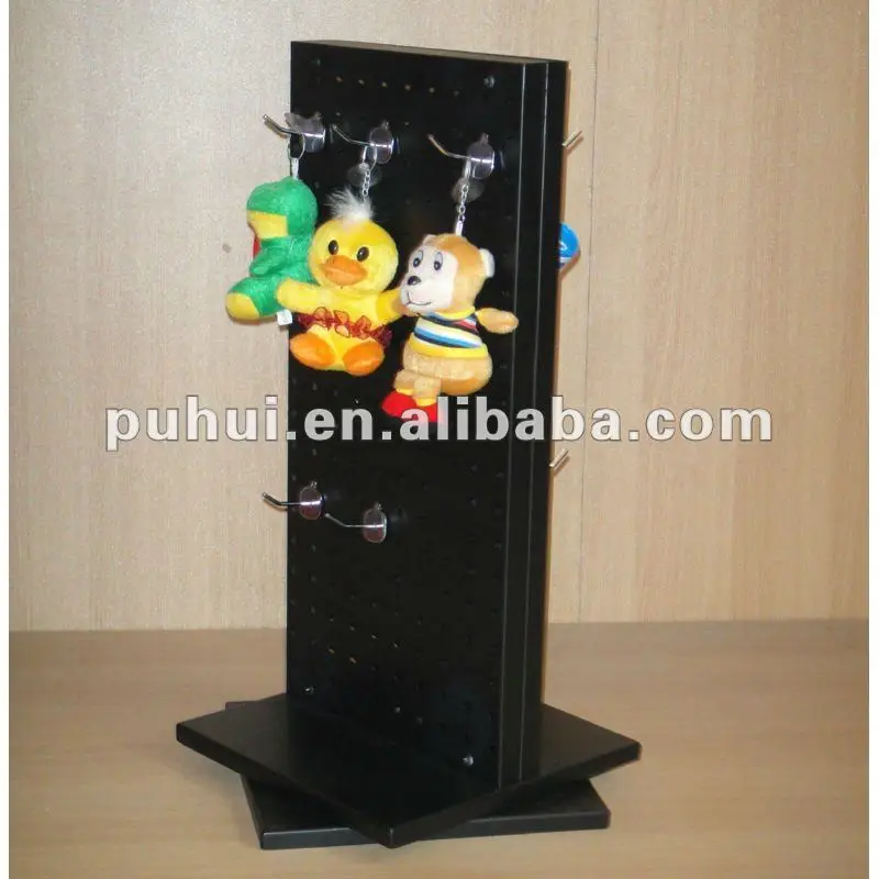 Universal Retail Shop Fixture Steel Pegboard Rack Double Sides Metal