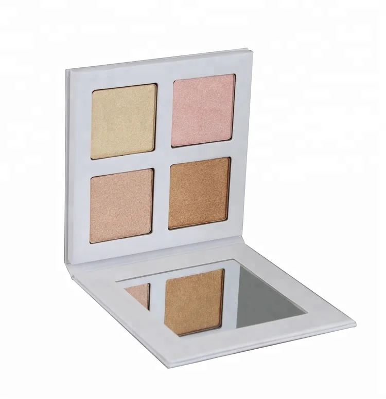 
High Quality 4 Color Contour Highlighter Palette Custom Highlighter Makeup <span style=