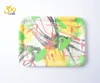 cheap eco friendly custom lacquer cheese bamboo reusable fibre plates with suction