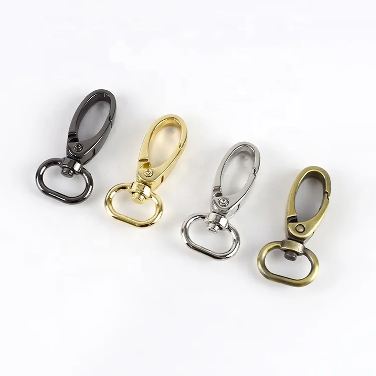 

Meetee F4-3-16mm Bag Accessories Purse Snap Hook Clip Bag Strap Clasp Hook Buckles Alloy Swivel Lobster Dog Buckle