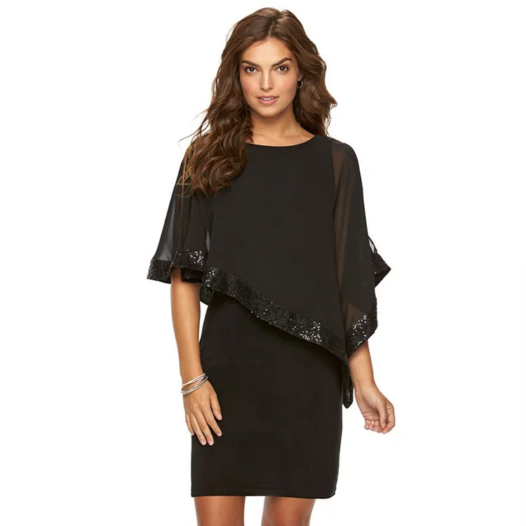 

Wholesale new design fashion summer 3D sequins women party dress