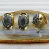 CH-JCR0095 metal cuff rings pave stone fashion,wholesale labradorite rings jewelry,natural stone ring