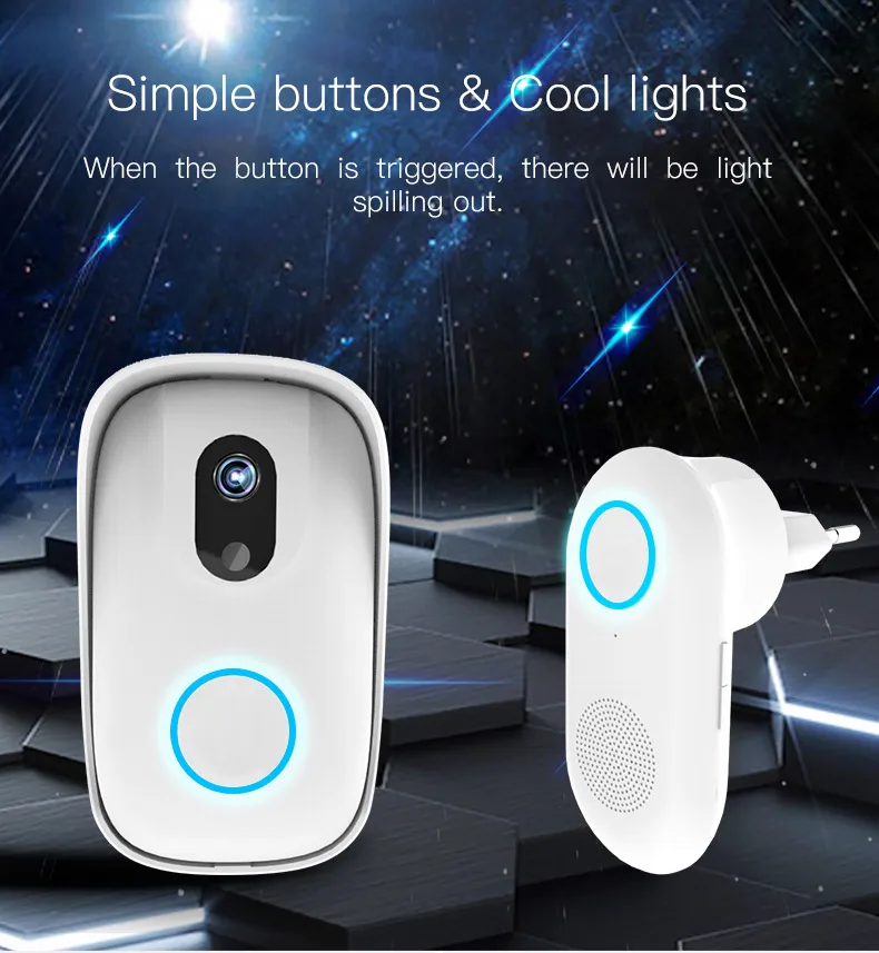 Eye4smart P2 Smart Home Waterproof Ring wireless doorbell camera wifi