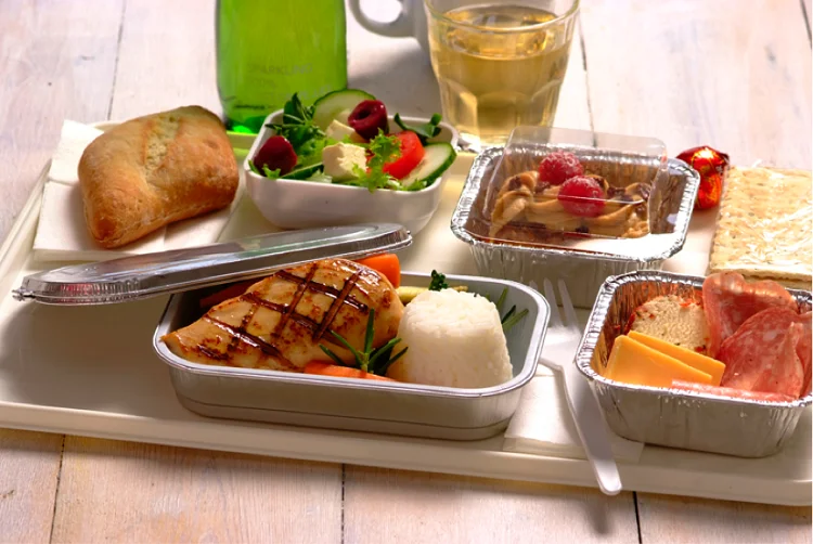 Smoothwall Inflight aluminum foil catering Tray