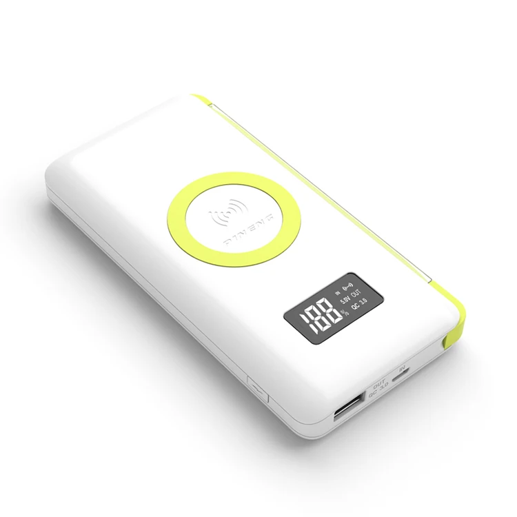 New products universal cell phone 10000mah fast mobile wireless power bank