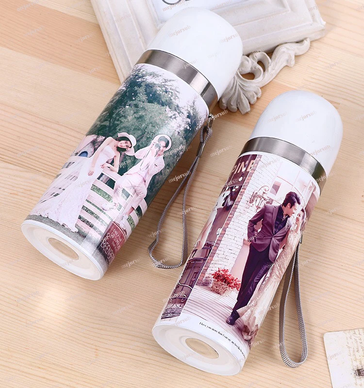 Stainless Steel Vacuum Cup Sublimation Thermos Flask For Heat Transfer