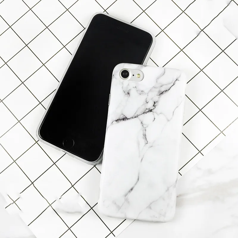 

Marble Full-Body Glitter Bumper Cell Phone Case for iPhone Xs Cover