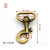 JINZI 20 Years Experienced Best price pet dog leash brass snap hook
