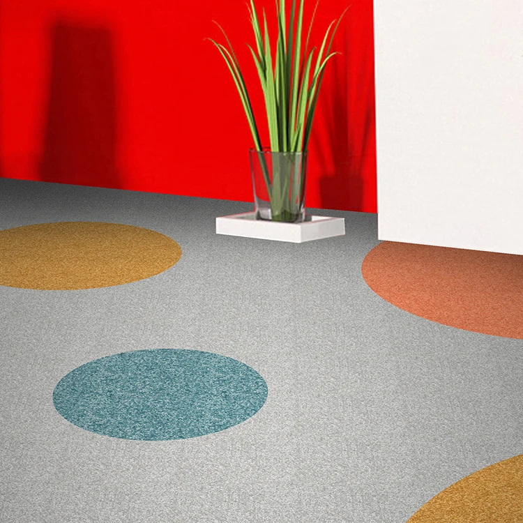 Easy To Install For Office Of 100 Nylon Material Puzzle Carpet Tiles