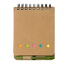 Promotion printed product spiral sticky note and alphabet sticky note