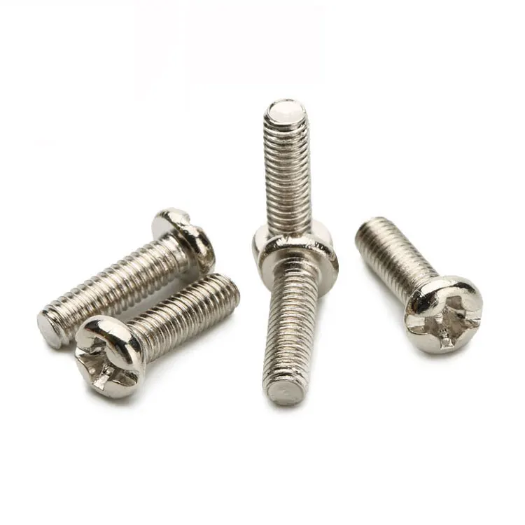 
Stainless Steel 304 316 Machining Screw 10.9 Grace Cross Recessed Pan Head Tapping Screw 