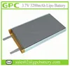 3.7v lipo battery Rechargeable Lithium polymer battery cell 3200mAh for power bank