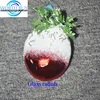 Red glass radish artificial vegetable ornament for Christmas or daily decoration