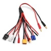 RC Lipo Battery Charger Adapter Connector, Banana Plug Convert TRX JST FUTABA T Plug XT60 EC3 TAMIYA