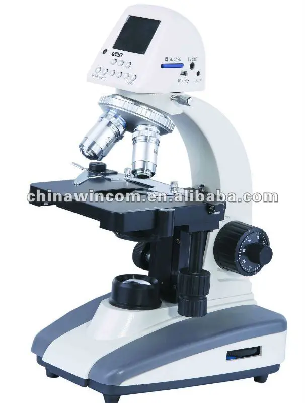 Laboratory USB Digital Microscope with Mini LCD Screen SHD-34