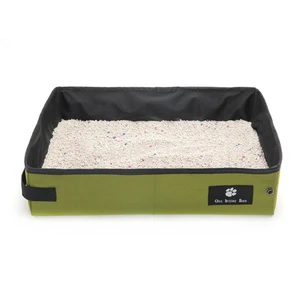 Image of Wholesale Customized Outdoor Travel Foldable Portable Oxford Waterproof Cat Litter Box