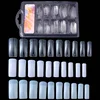 New blister packaging half curved nail tips 100 pcs/bag fake nail artificial nails