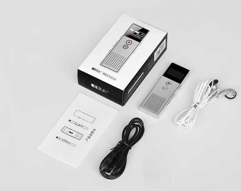 Benjie Factory 8gb Vox Digital Voice Recorder User Manual With High 