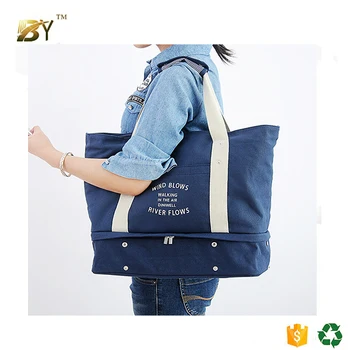 zipper tote bag canvas