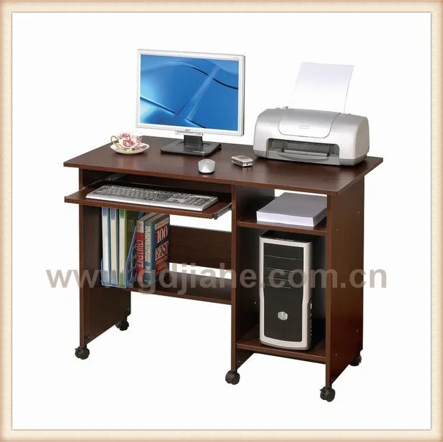 2014 Study Computer Desk With Wheels Computer Desk With Casters