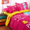 Cartoon childhood memories four-piece set digital printed Cotton duvet bedding set