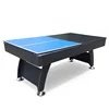 6ft 7ft 8ft mdf 9 ball pool table factory 3 in 1 billiard dining table and table tennis combo