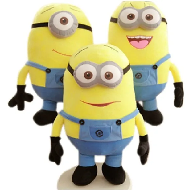 Movie Plush Toy 18cm Minion Jorge Stewart Dave 3pcs set doll