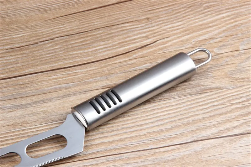 Multifunction Cheese Knife With Forked Tip Serrated Kitchen Cooking