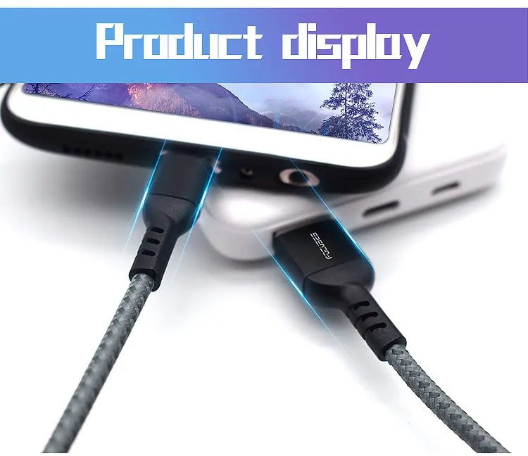 Good Price Micro B usb charging cable fast charging mobile phone adapter USB cords USB lince Data cable - ANKUX.COM