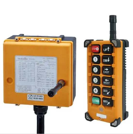 

Uting wiseless radio control F23-BB industrial remote control for bridge and overhead crane and hoist VHF 18-65V or 65-440V