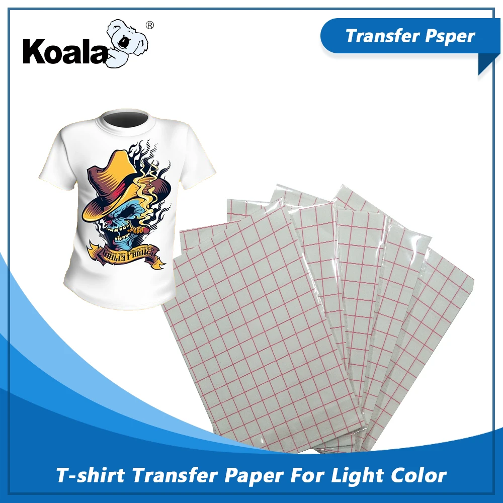 Light T Shirt Transfer Paper,T Shirt Heat Transfer Paper For 100% ...