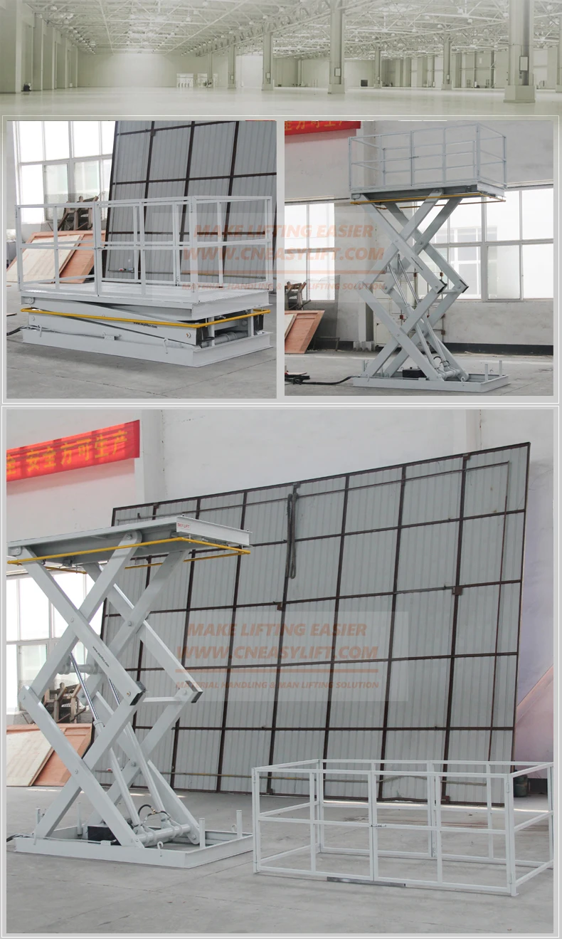 Warehouse Scissor Elevator Cargo Lift Elevator