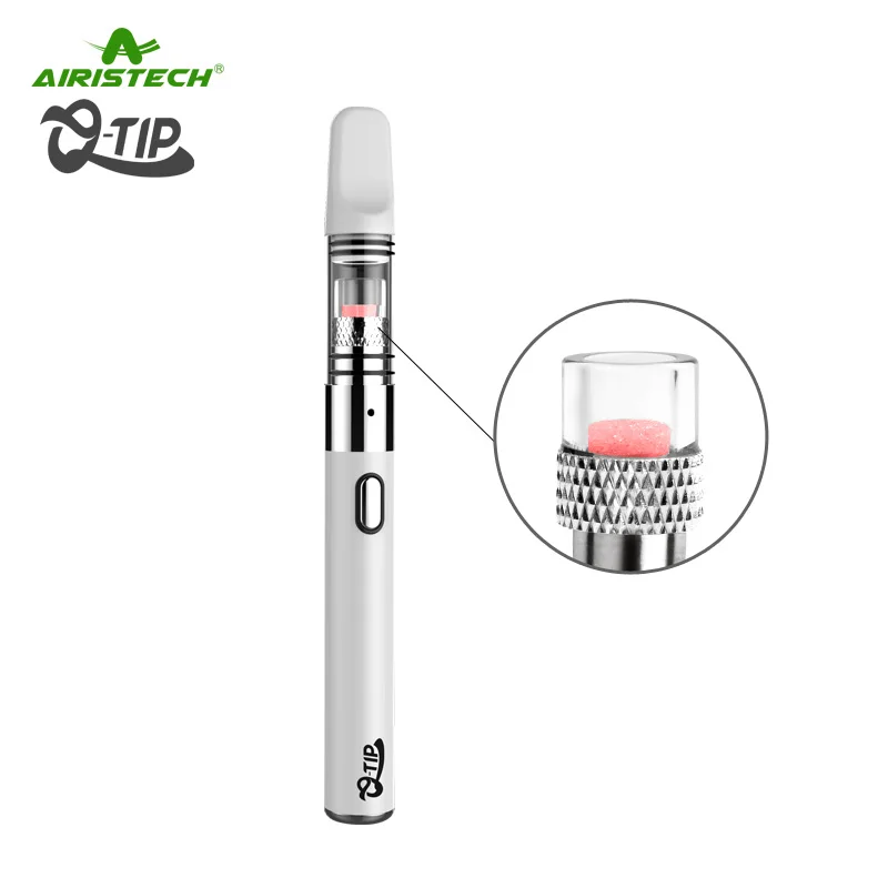 

Airistech Qtip New Released Wax Vape Pen Vaporizer with Qcell Quartz Tank and Ceramic Mouthpiece T, Black/white