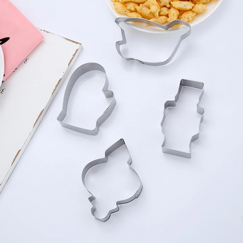 

Different shapes Stainless steel Biscuit Cutter in Baking tools, Silver