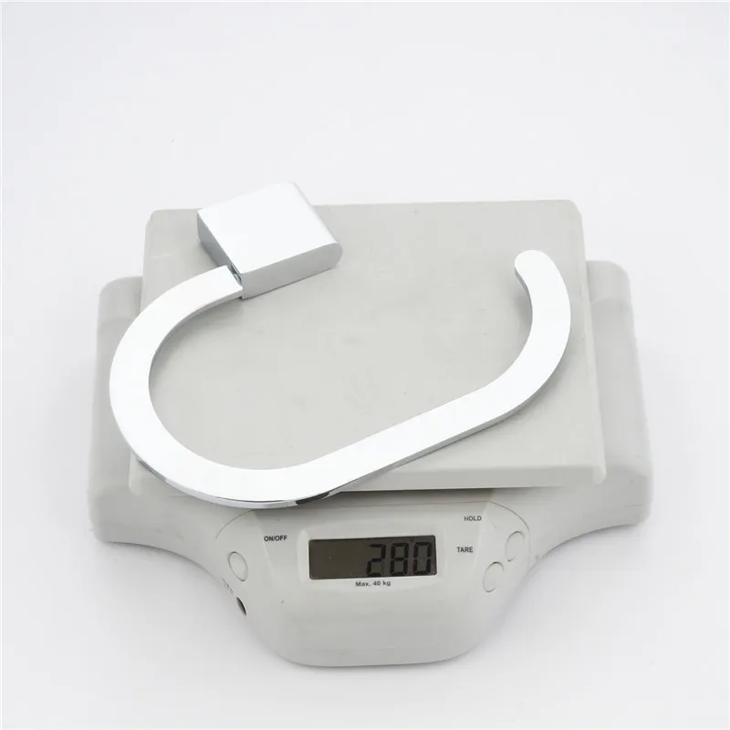 
hot sale 17932 modern bathroom set accessoires chrome finish towel ring bathroom fittings names of towel ring 