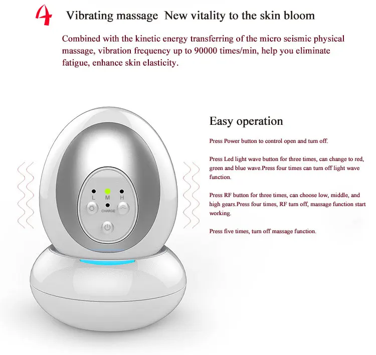 Multi-Function Facial Makeup Mist Spray Body Massage Anti Wrinkle Face Lift Portable Rf Radio Frequency Machine