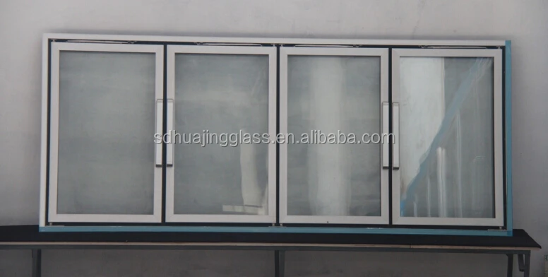 90 Degree stopper Hold Open display cooler refrigerator Glass Door