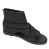 Flat Heel Cris Cross Boots Sandals