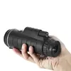 40X60 Zoom Monocular Telescope Scope for Camera Camping Hiking Fishing with Compass