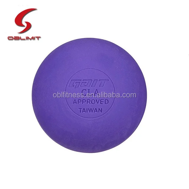 

9cm 12cm Custom Cross Fit Massage Gym Lacrosse Ball High Density Lacrosse Ball, 12 colors