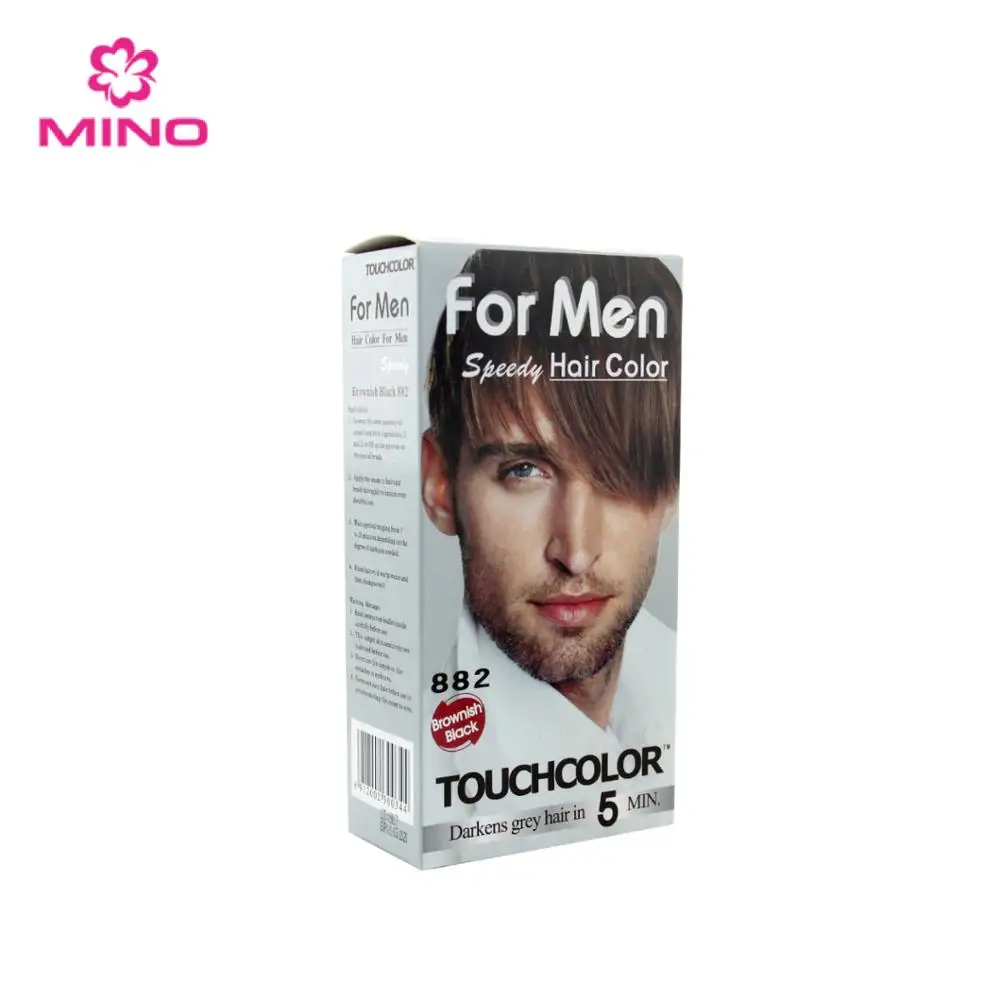 Private Label Hair Dye For Men Speedy Permanent Color Hair Cream