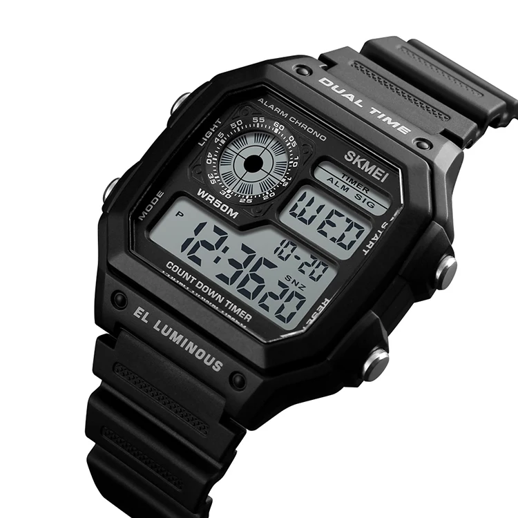 

custom logo watches digital sport watch amazon skmei 1299